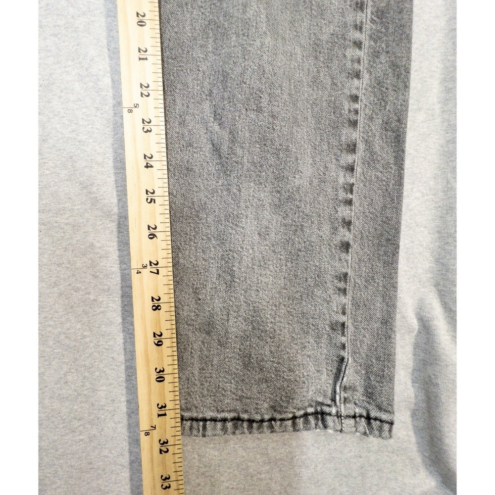Levis Slim Fit Black Jeans Mens 36x32 Levi's Denim *Belt Tag Removed* - Picture 6 of 8
